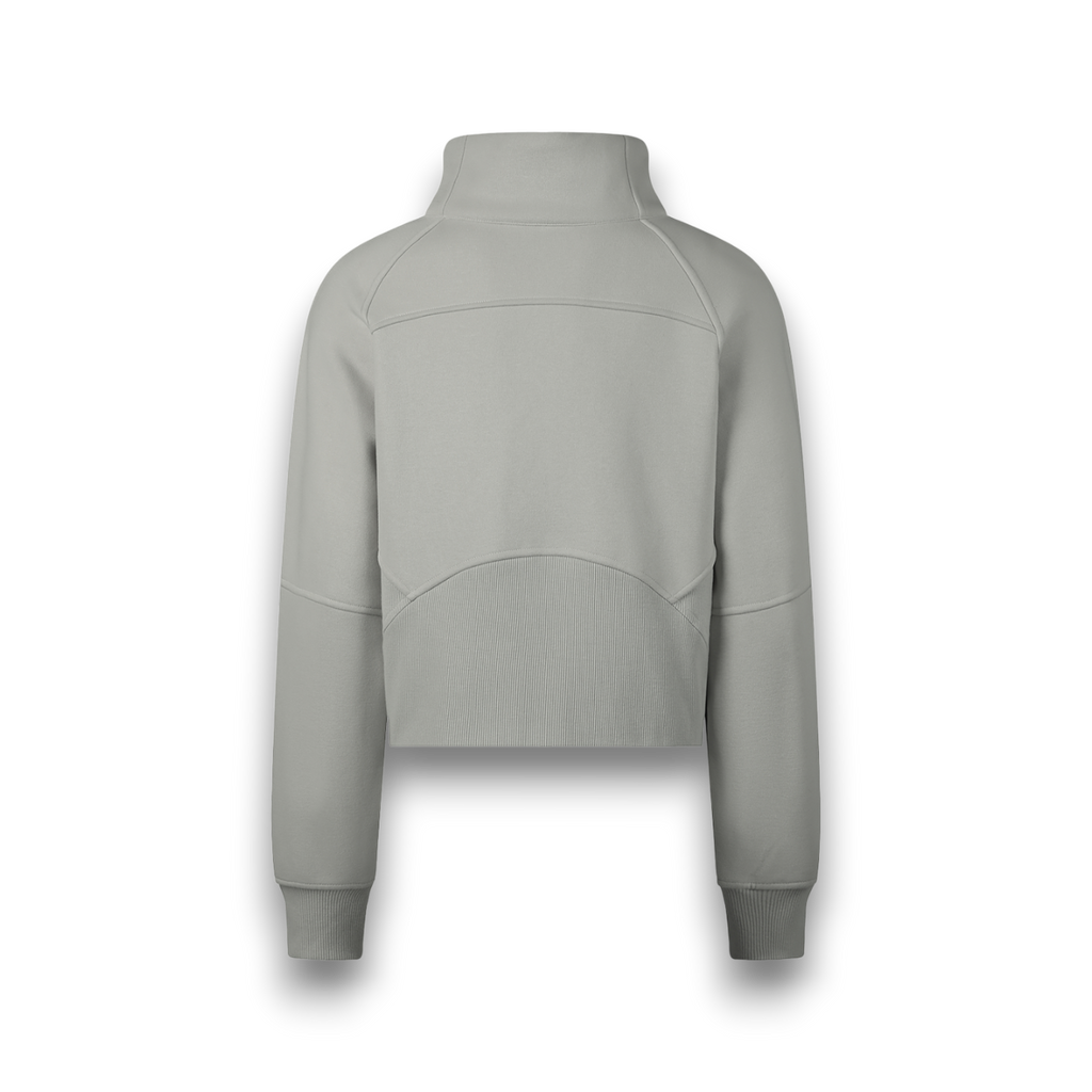 RB Cropped Mint Half Zip Sweatshirt