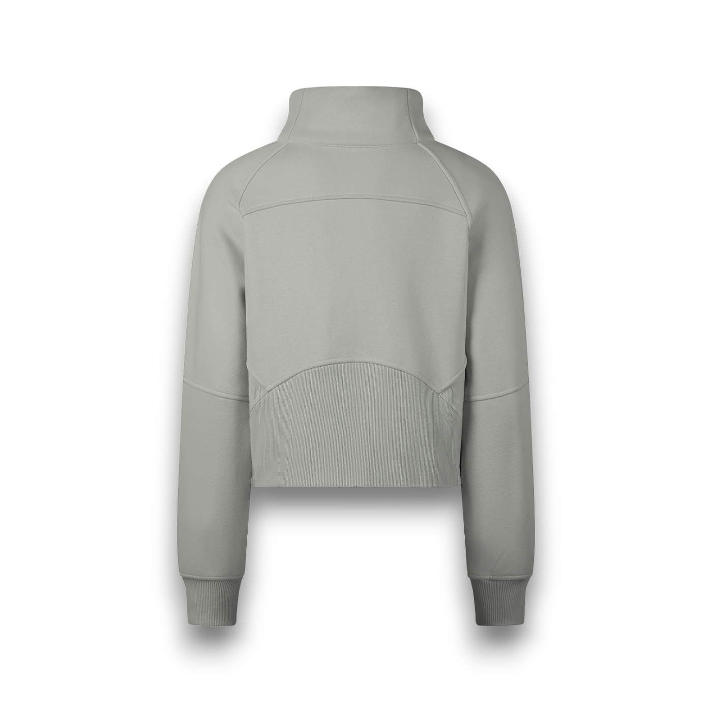 RB Cropped Mint Half Zip Sweatshirt