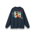 RB x Bunny Graffiti Oversized Long Sleeve T-Shirt