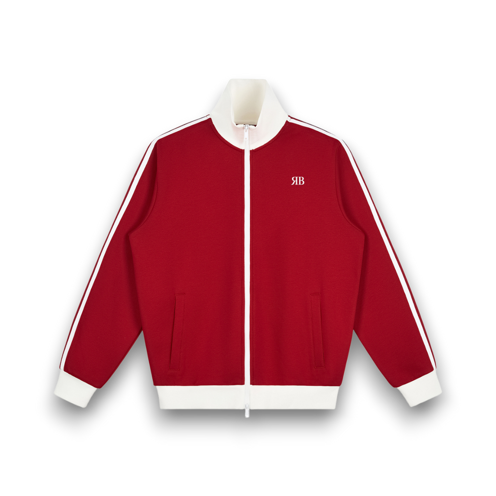 RB Contrast Side Stripe Fleece Track Jacket
