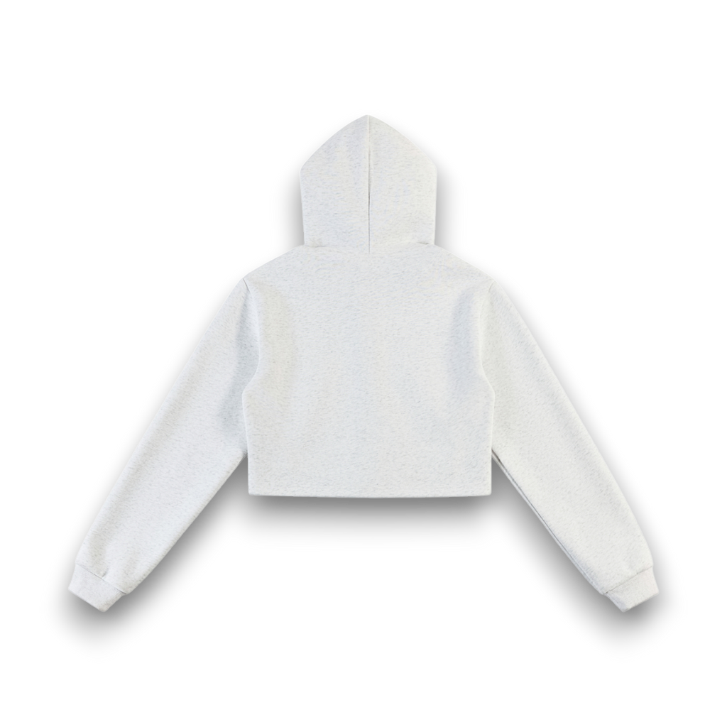 RB Cropped Zip-Up Hoodie