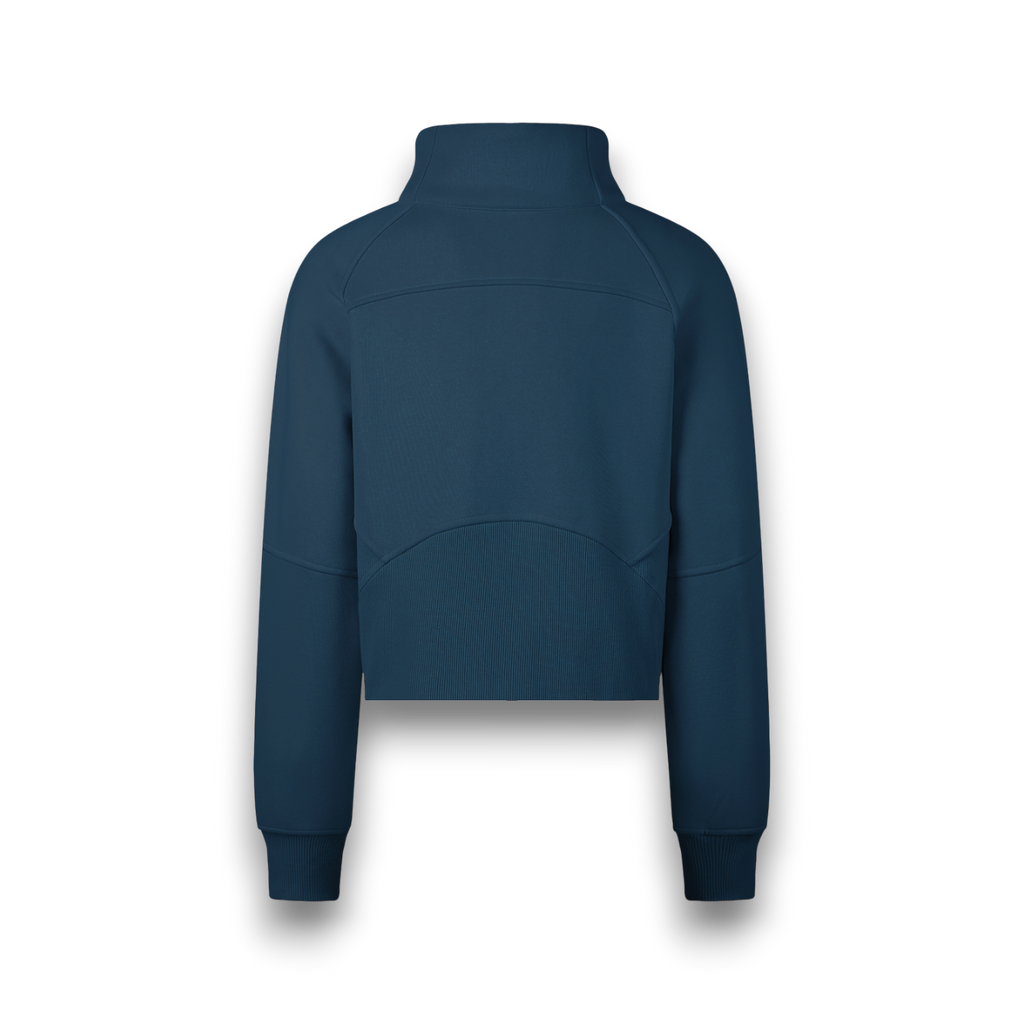 RB Cropped Half Zip Sweatshirt