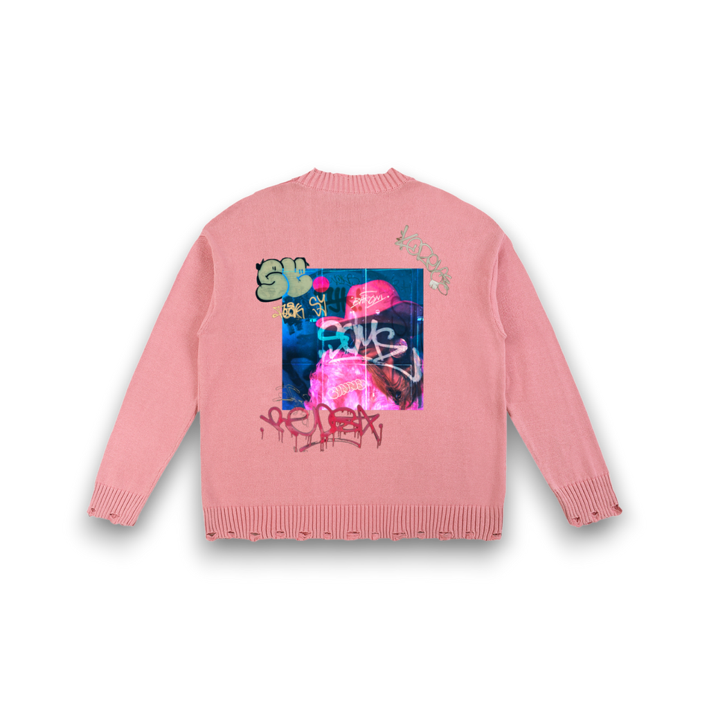 RB x Bunny Nonchalant Vintage Washed  Sweater