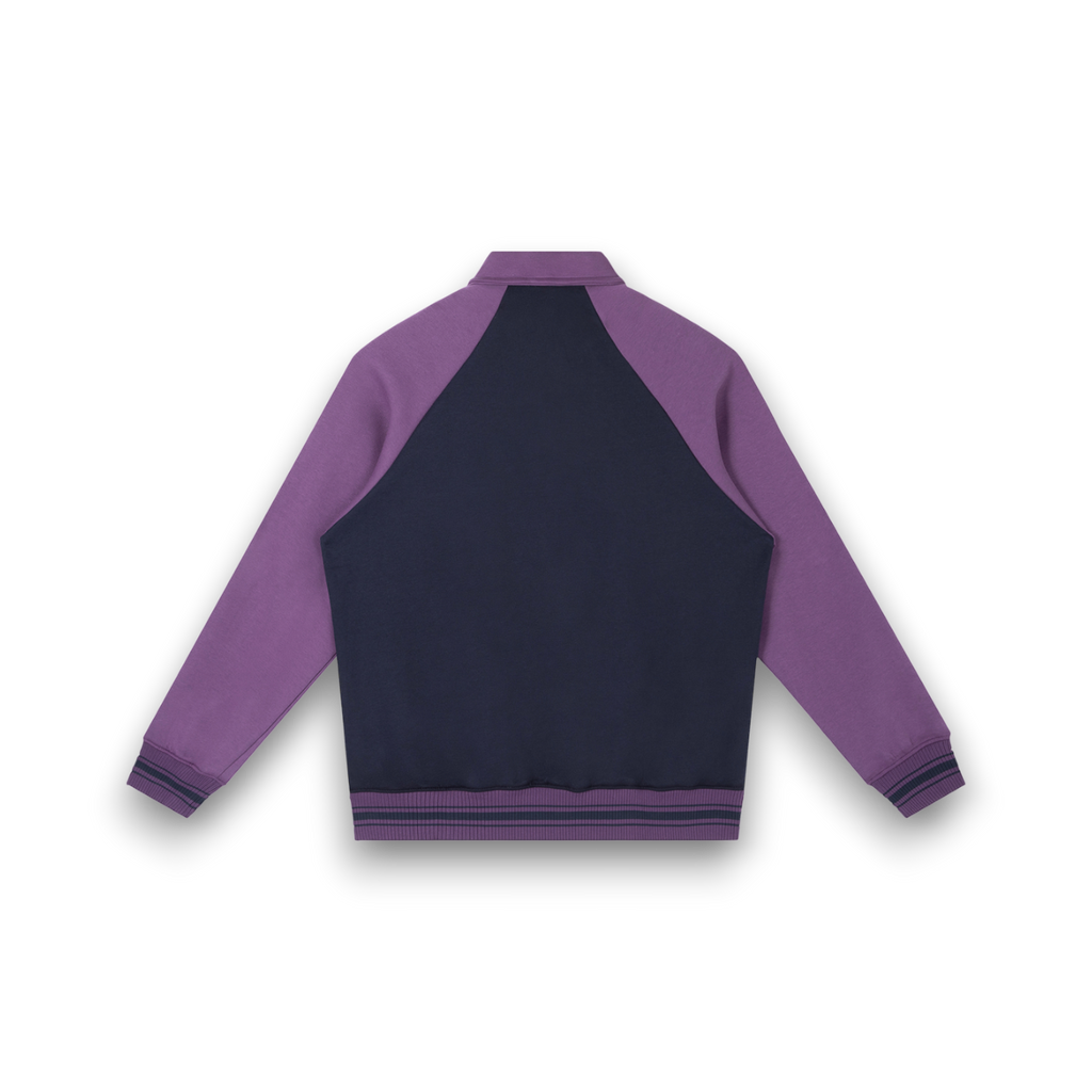 RB Sleeve Baseball Plum Jacket