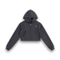 RB Cropped Zip-Up Hoodie