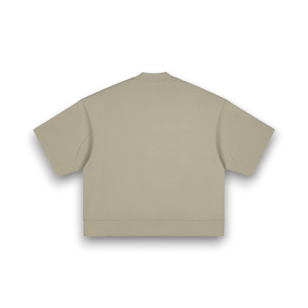 RB Heavyweight Oversized Mock Neck W Tee