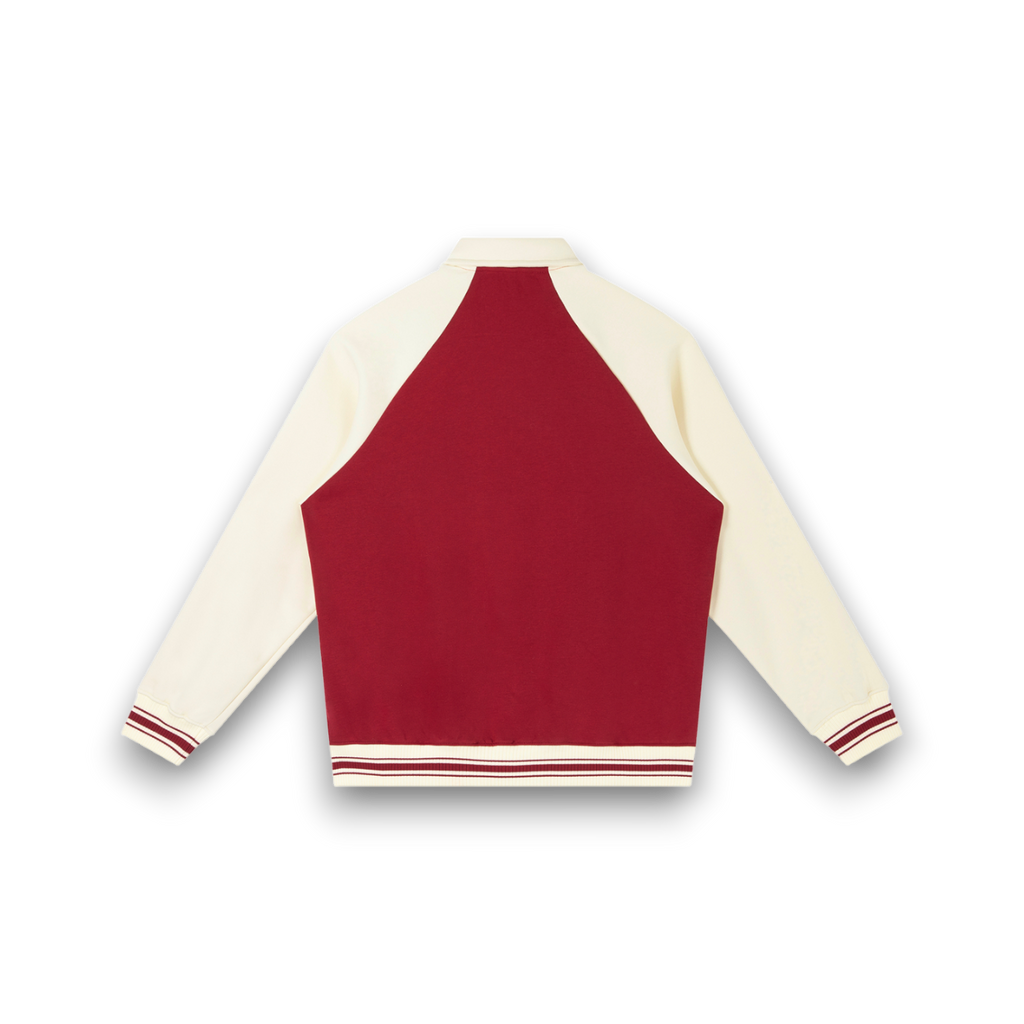 RB Sleeve Baseball Plum Jacket