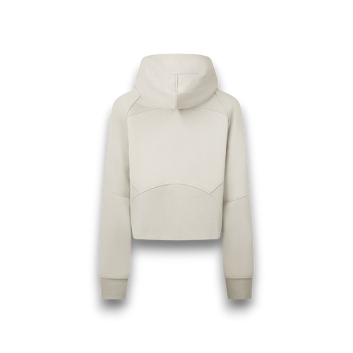 Cropped Zip-Through Hoodie