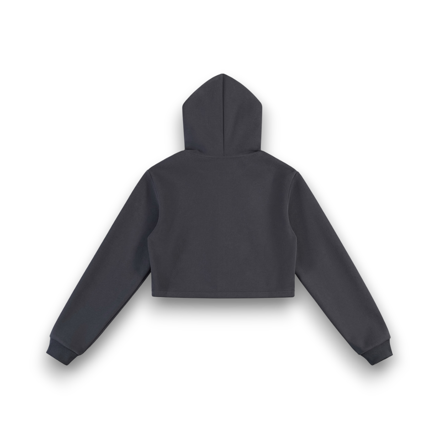 RB Cropped Zip-Up Hoodie