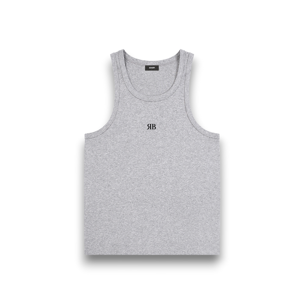 RB Performance Flower Gray Tank Top