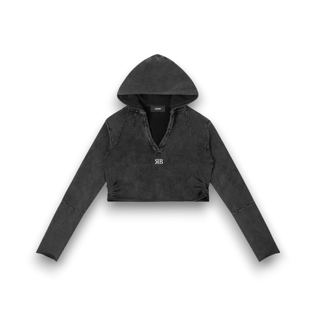 RB Vintage Washed Raw Edge Chromatic Hoodie