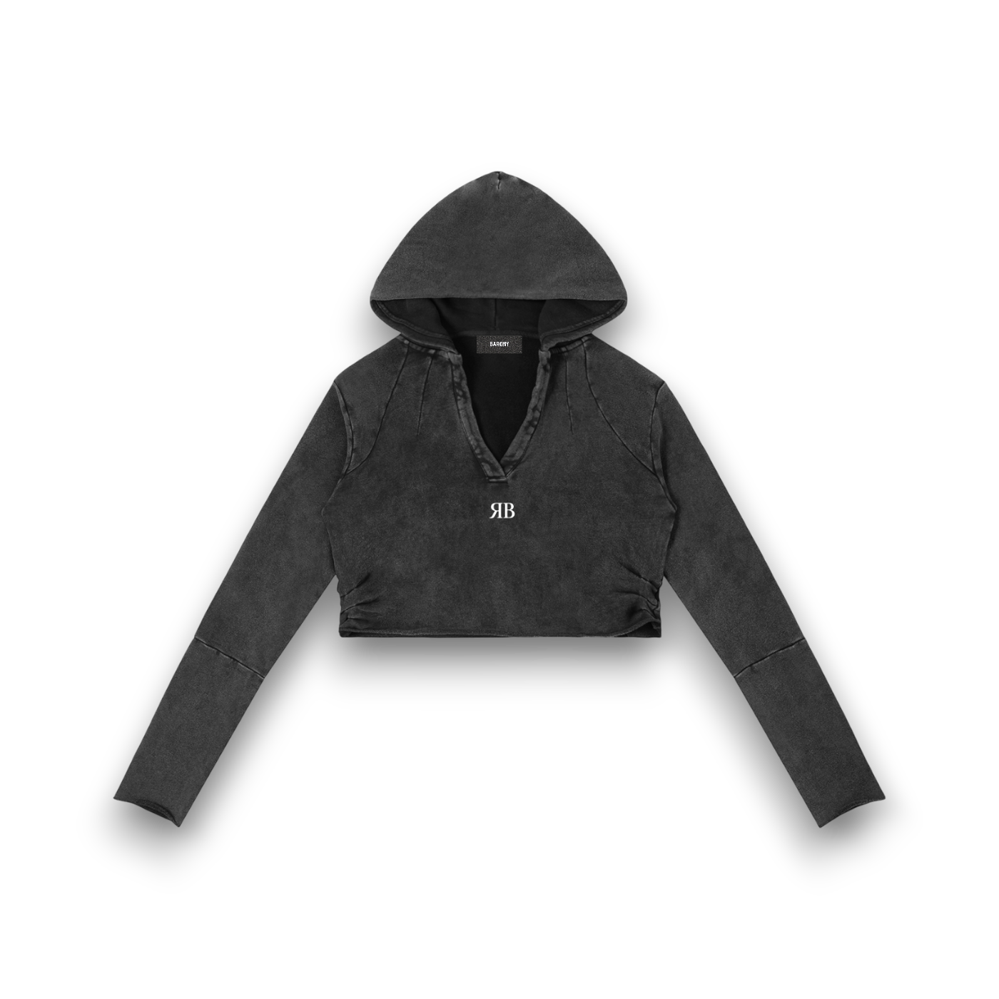 RB Vintage Washed Raw Edge Chromatic Hoodie