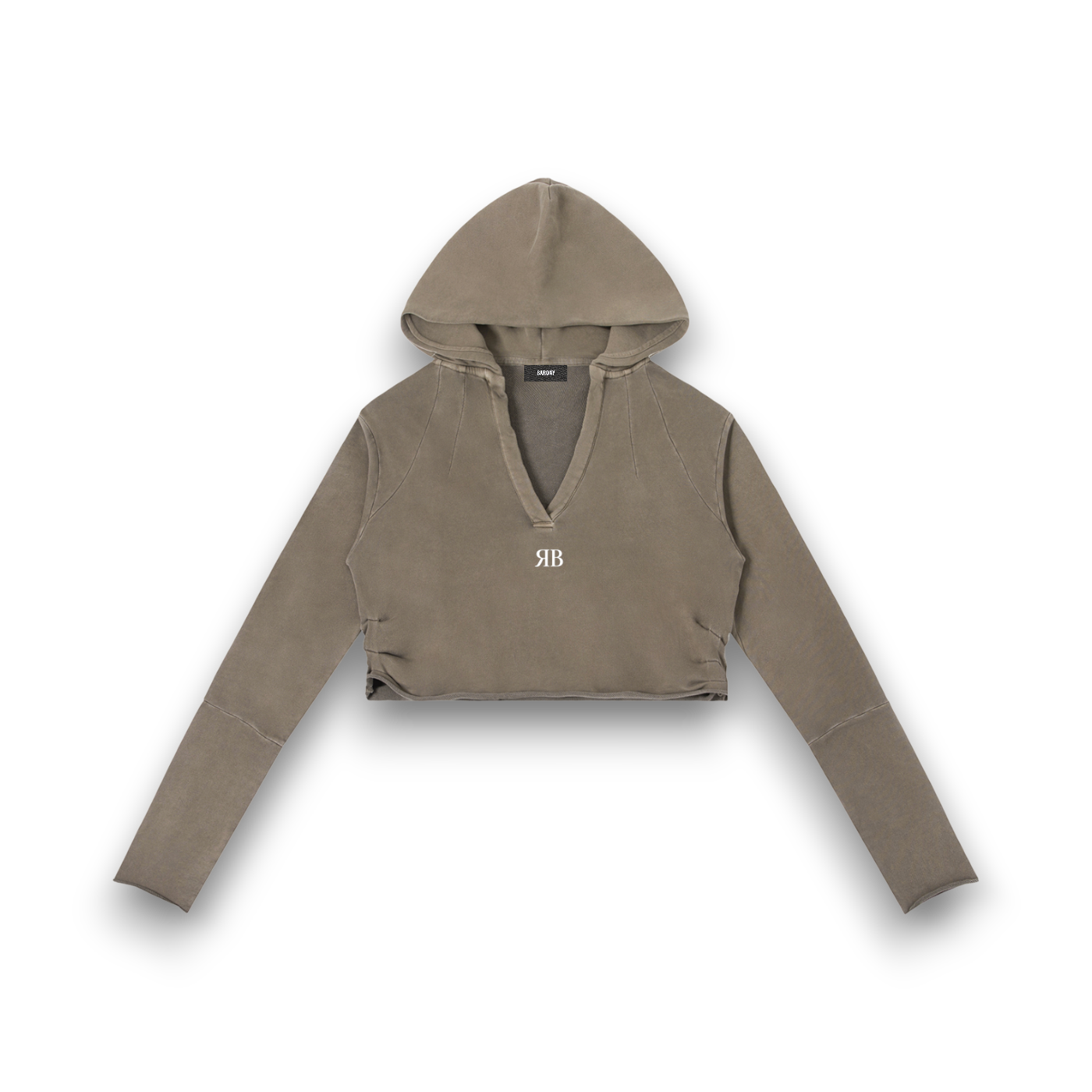 RB Vintage Washed Raw Edge Hoodie