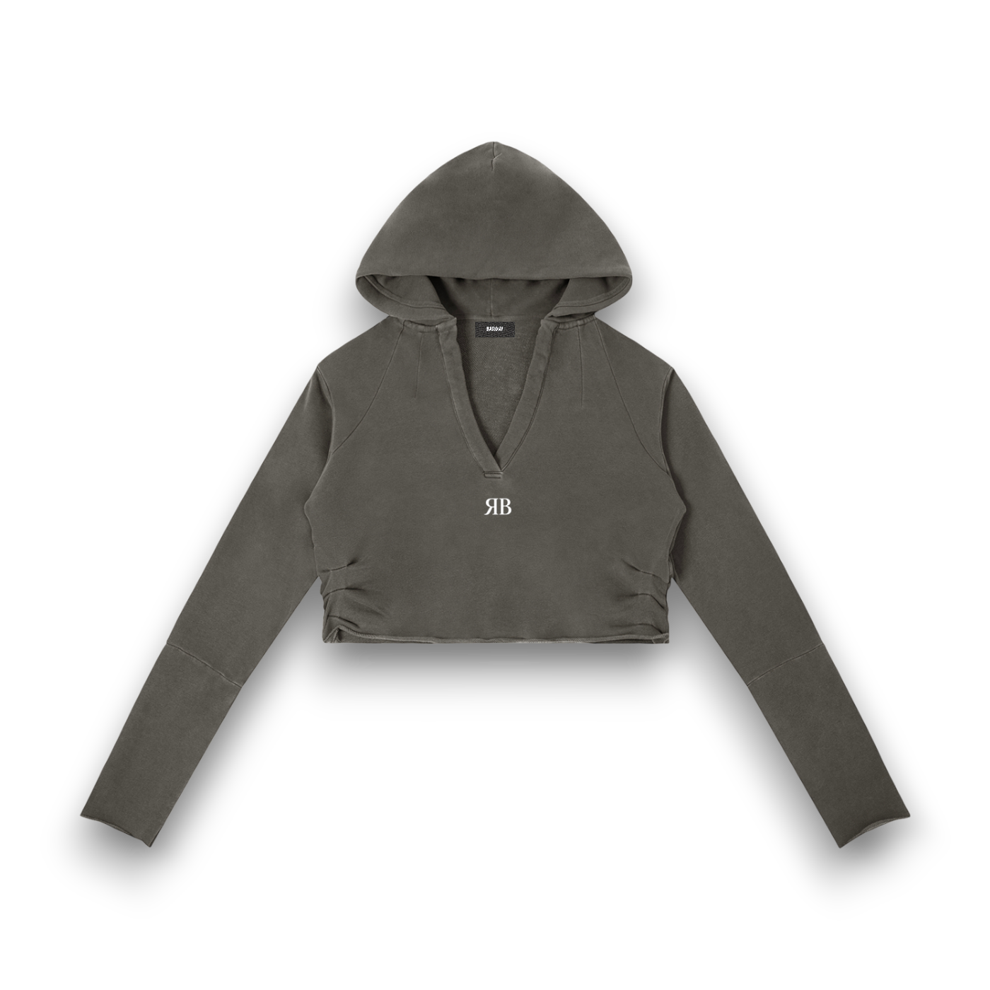 RB Vintage Washed Raw Edge Hoodie