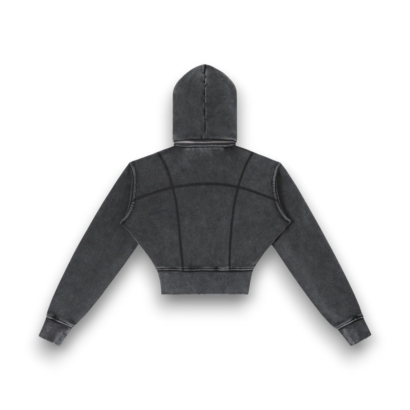 RB Vintage Washed Cropped Fleece Hoodie