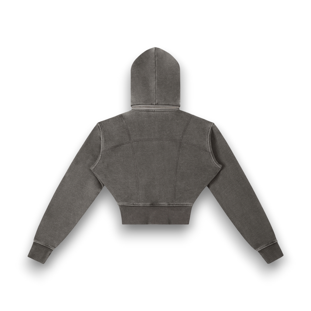 RB Vintage Washed Cropped Fleece Hoodie