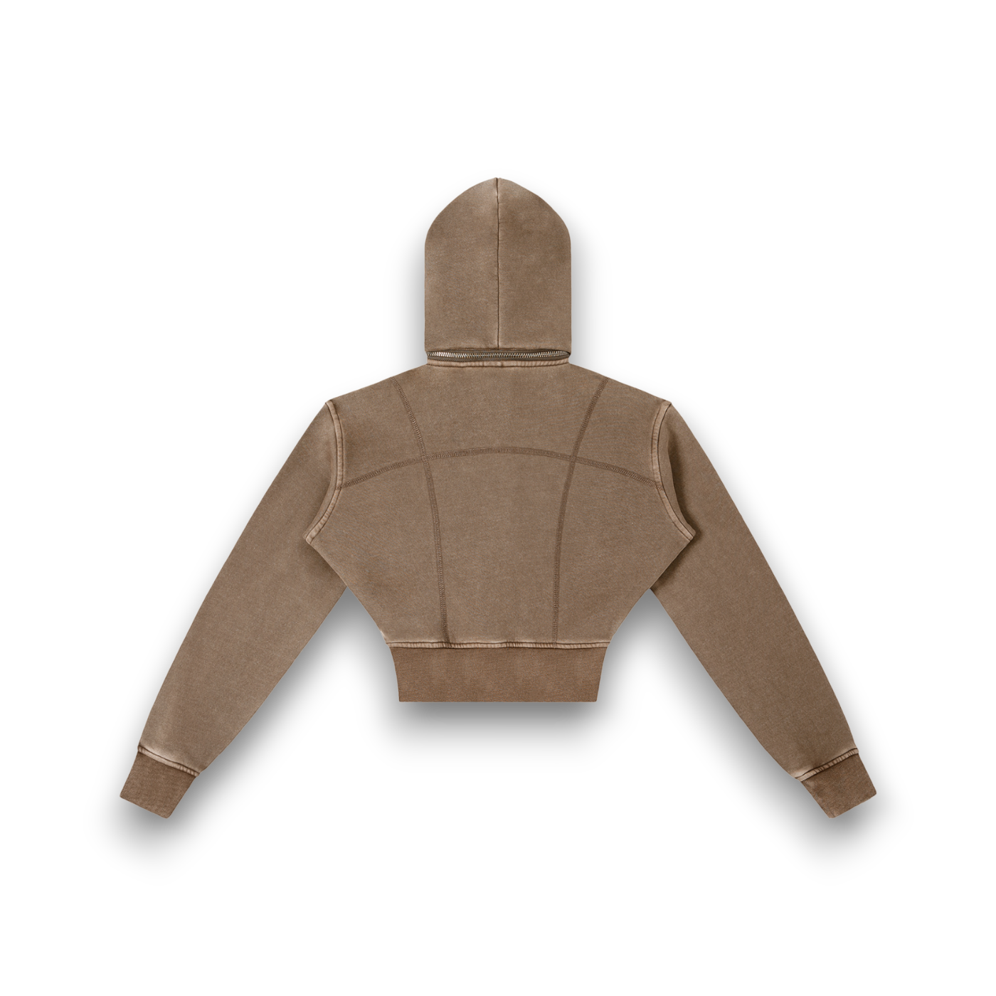 RB Vintage Washed Cropped Fleece Hoodie