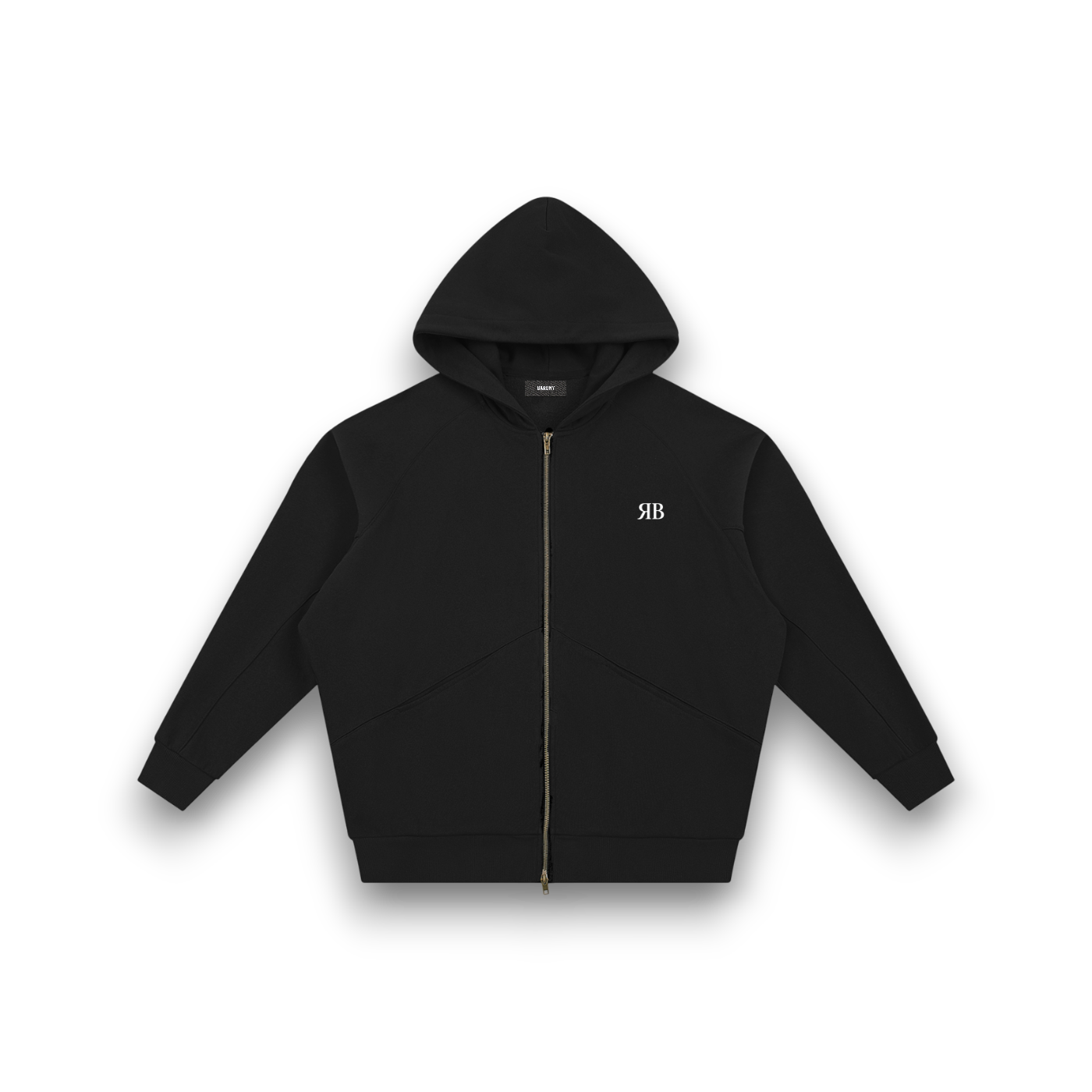RB Zip-Through Fleece Hoodie