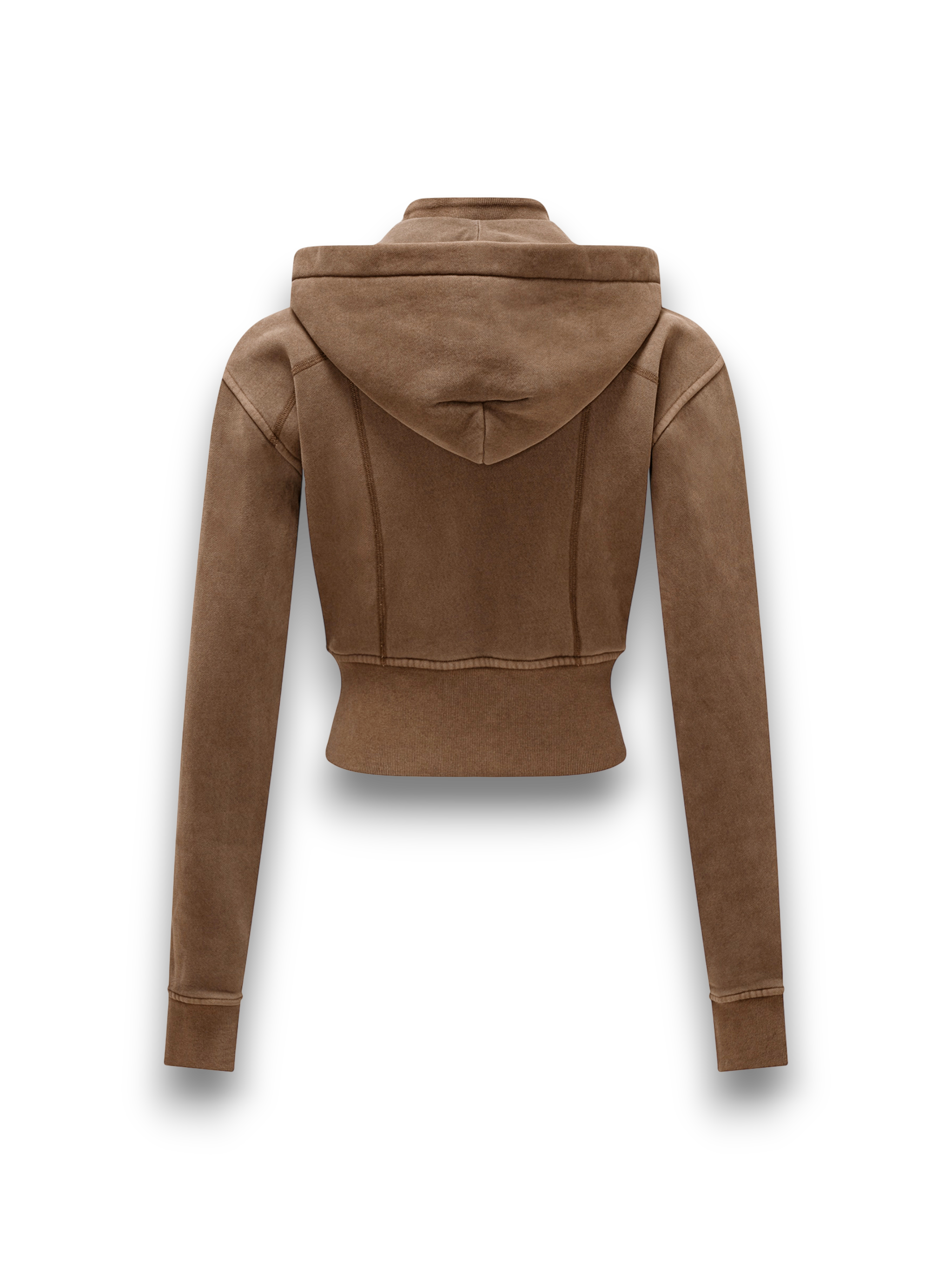 RB Vintage Washed Cropped Fleece Hoodie