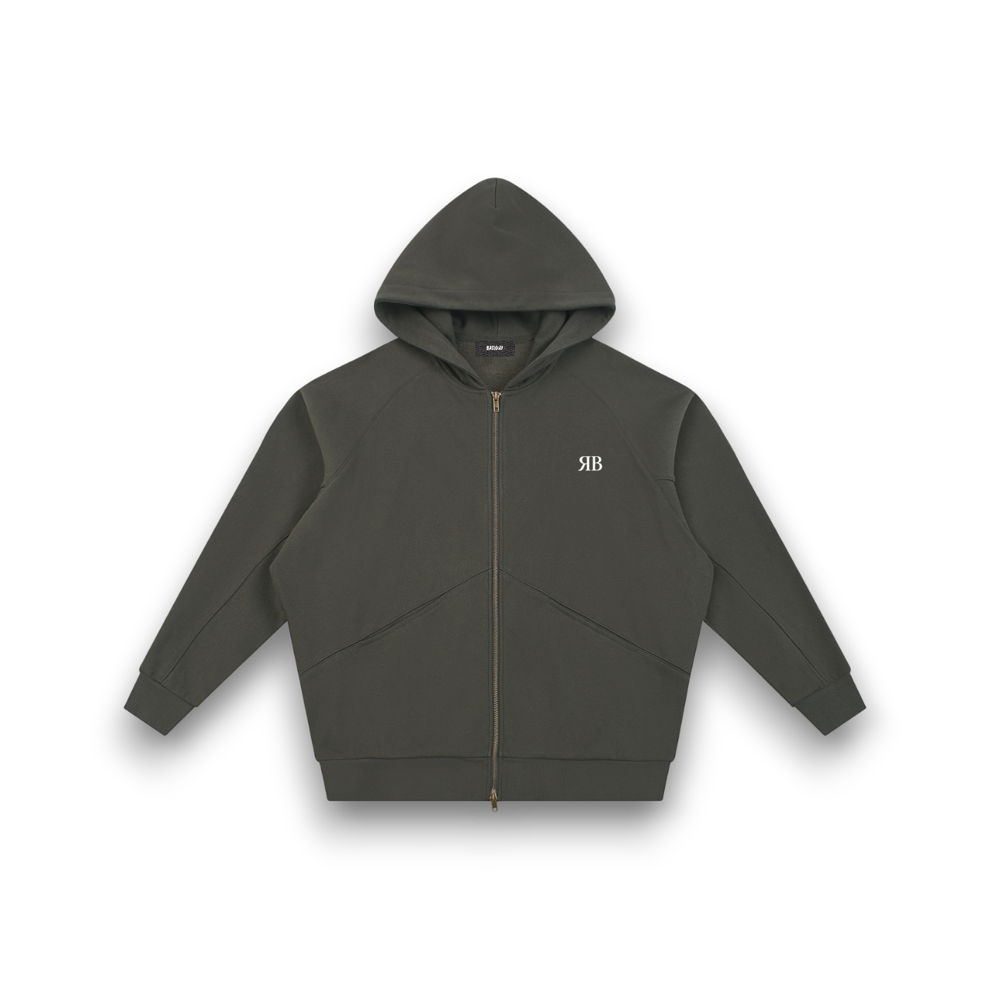 RB Zip-Through Fleece Hoodie