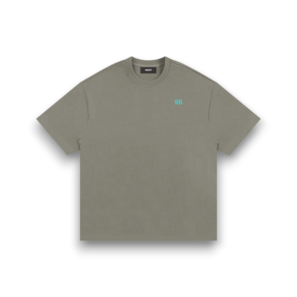 RB x Bunny Oversized Graffiti Grey Tee