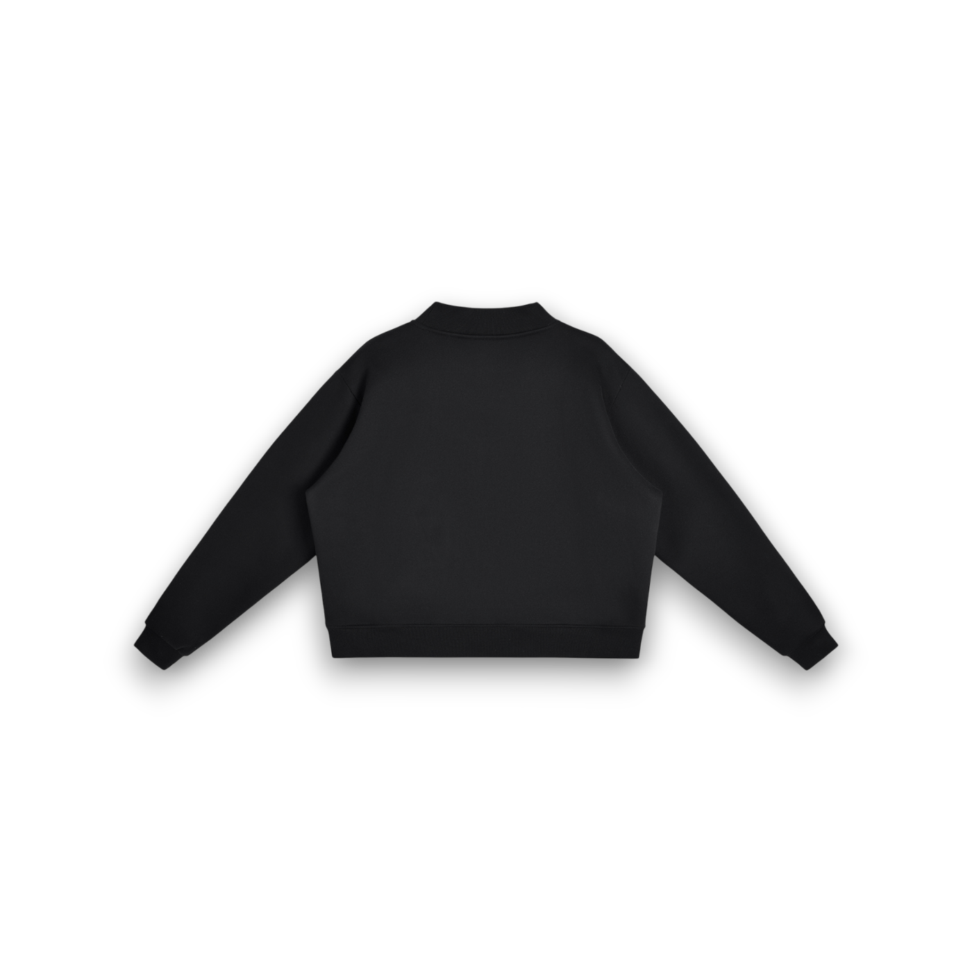 RB Mock Neck Crew Sweatshirt