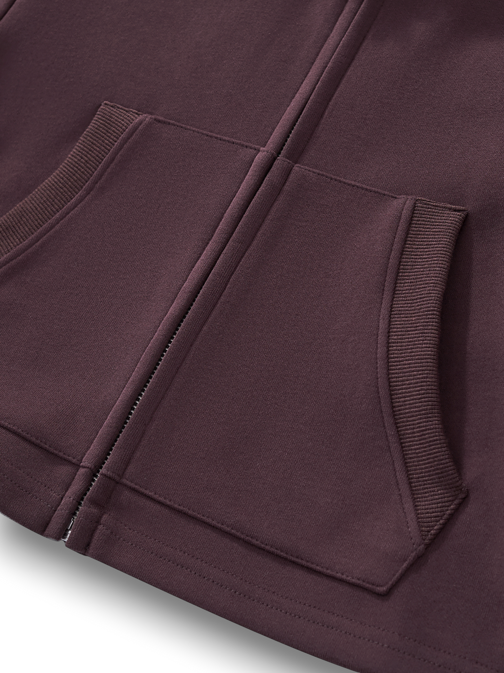 RB Cropped Zip-Up Cherry Hoodie