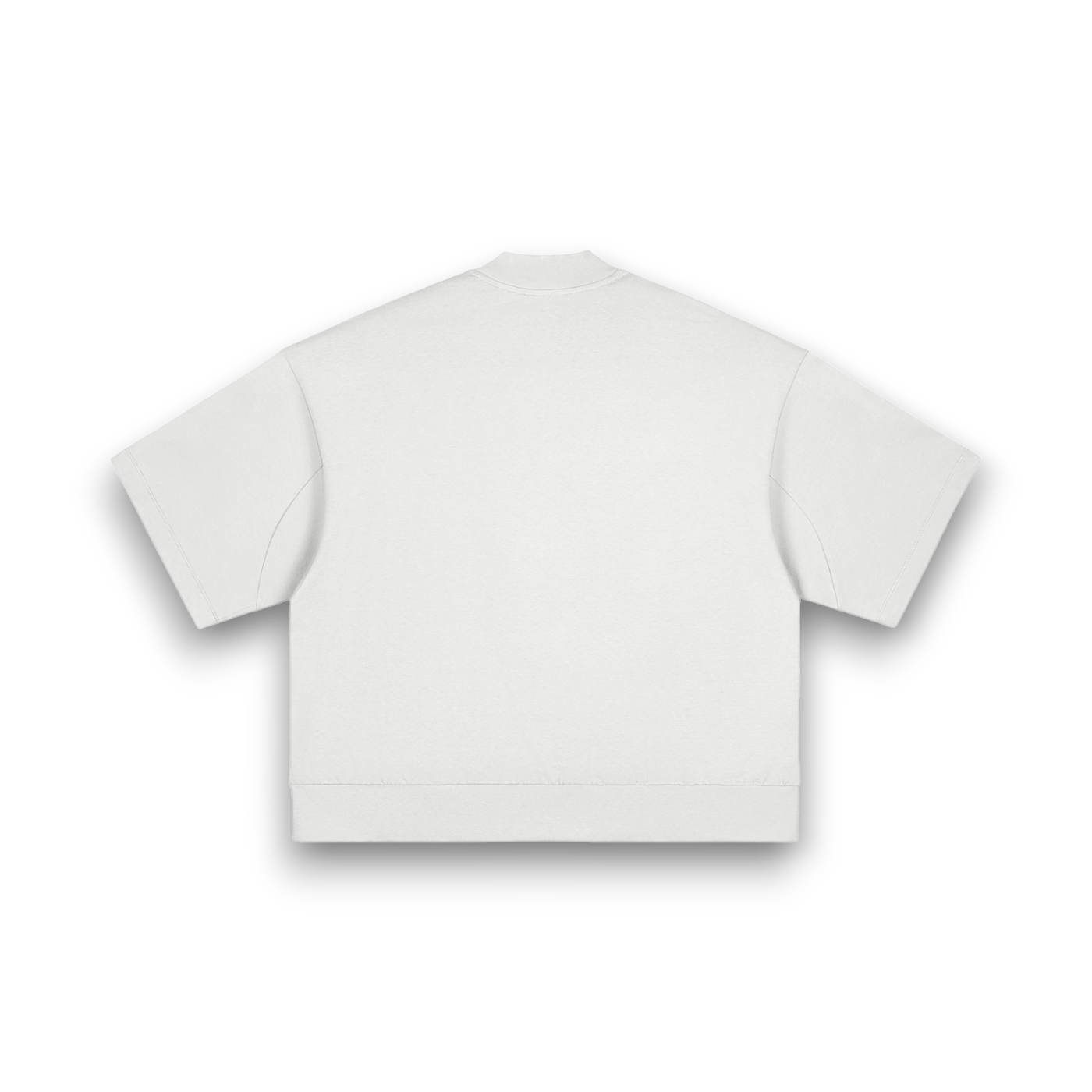 RB Heavyweight Oversized Mock Neck W Tee