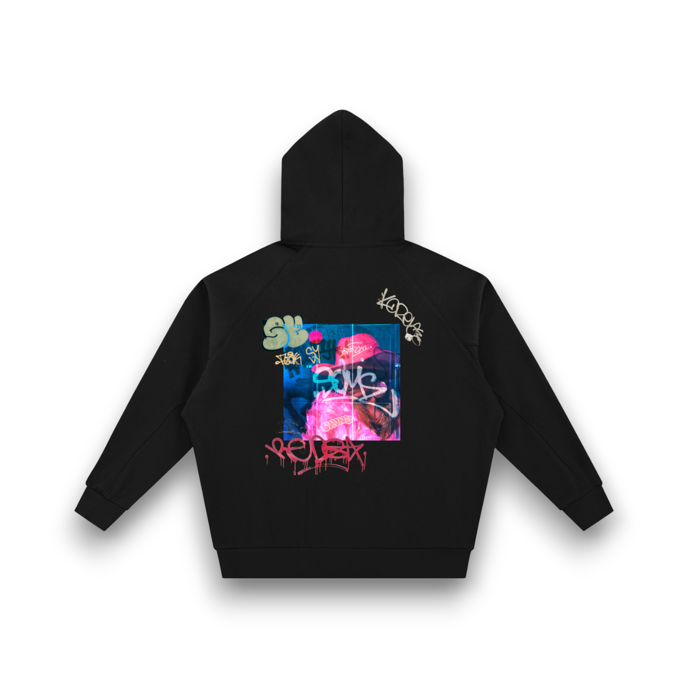 RB x Bunny Nonchalant Sleeve Zip Hoodie